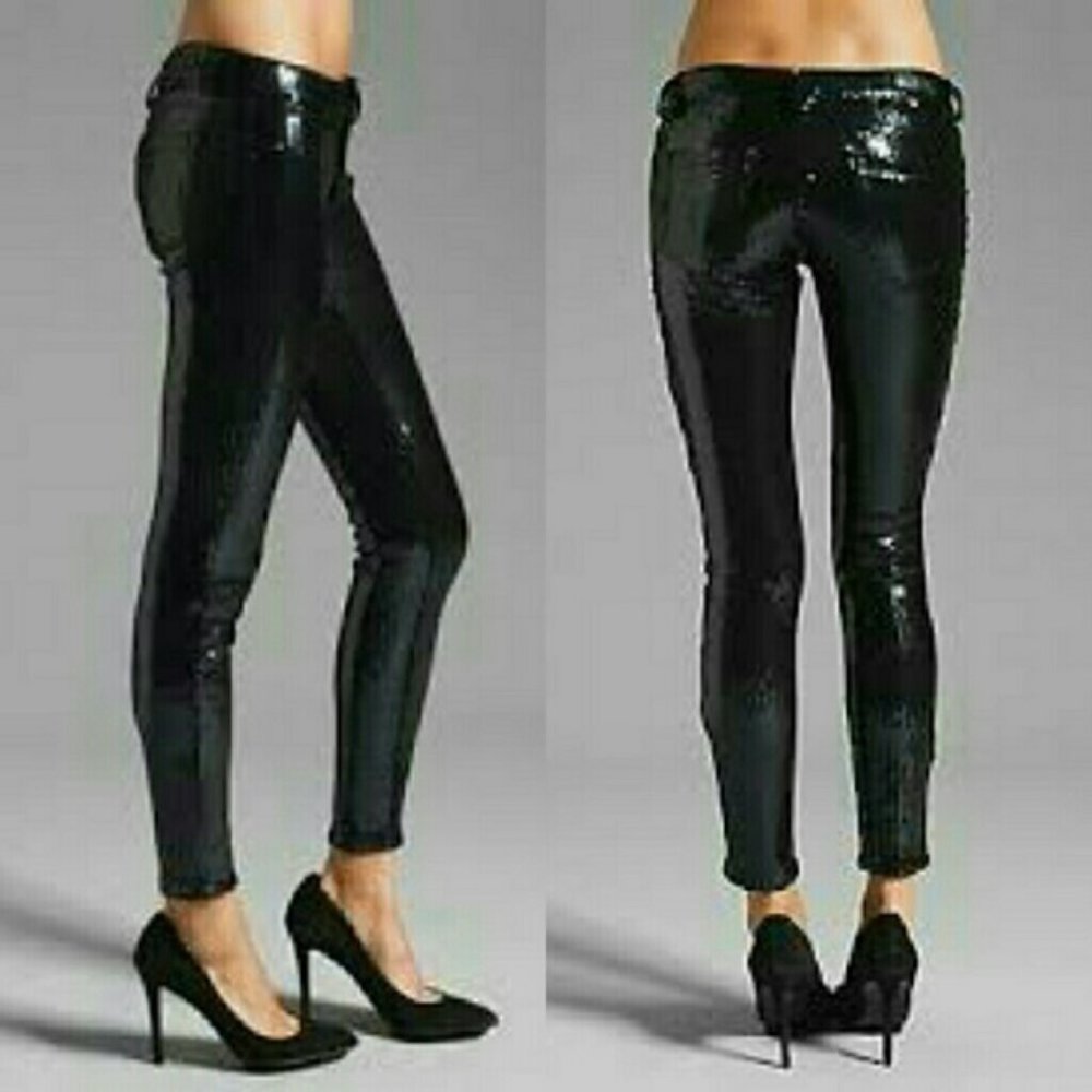 NWT Blank NYC black Sequin Pants